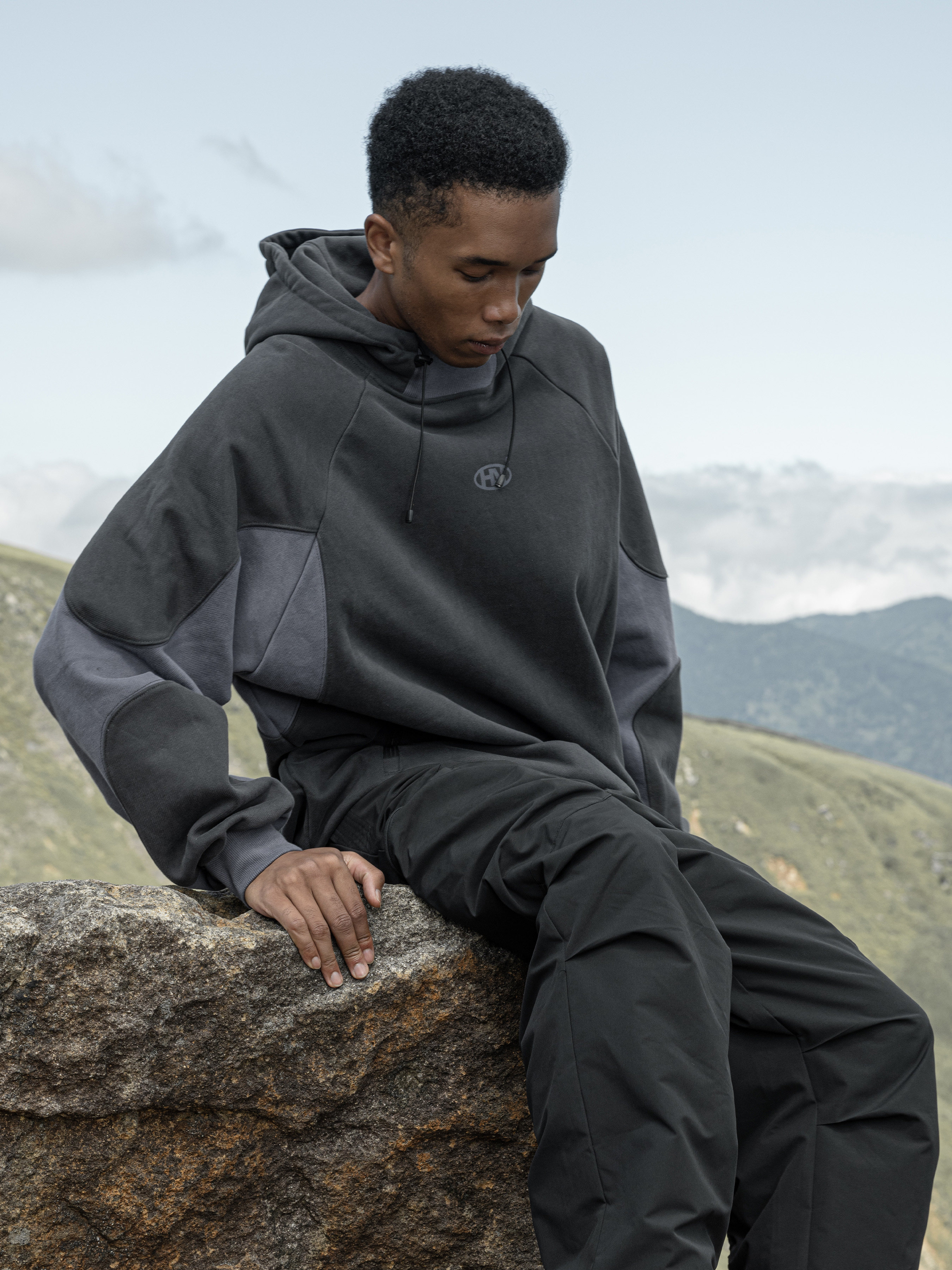 Color-Block Fleece Hoodie