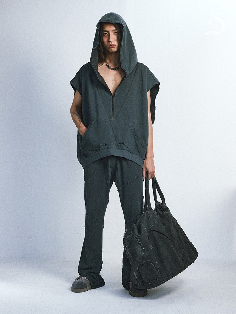 Side-Zip Fluid Pants