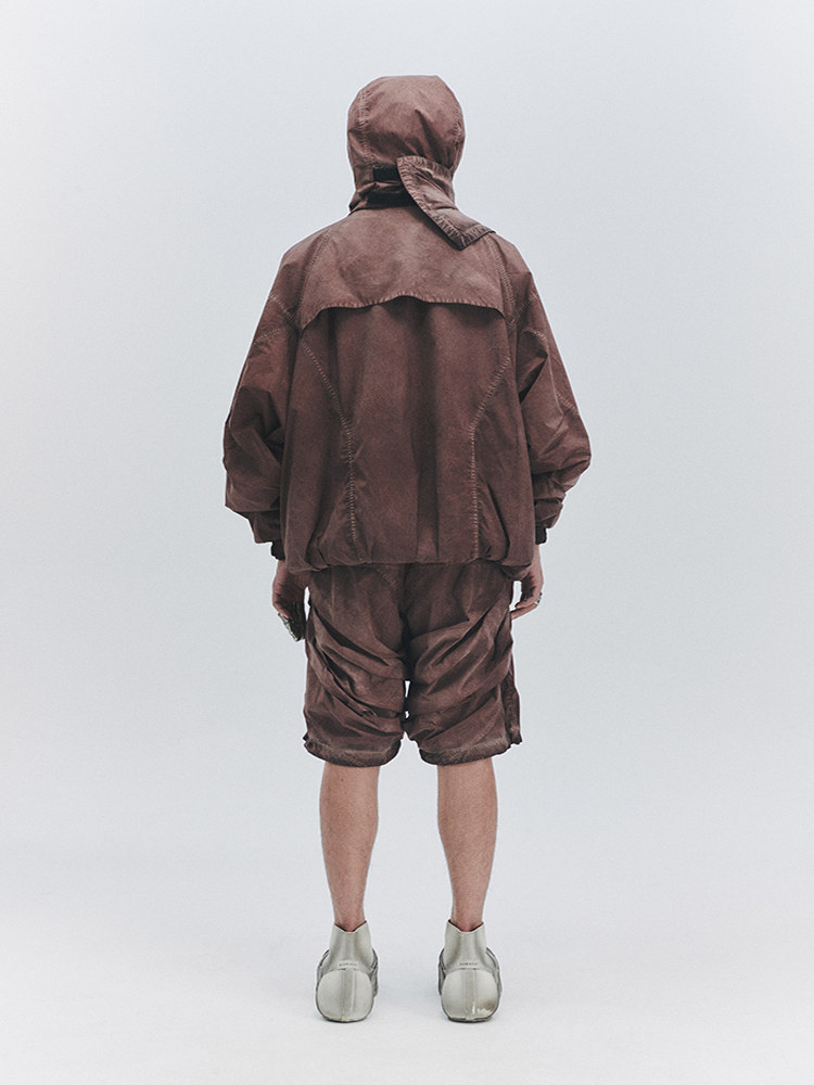 Multi-Layer 3D Pleated Shorts