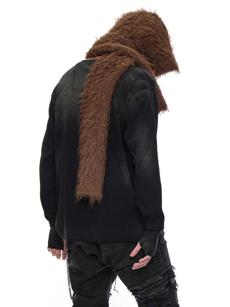 SAVAGE Knitted Hood Scarf