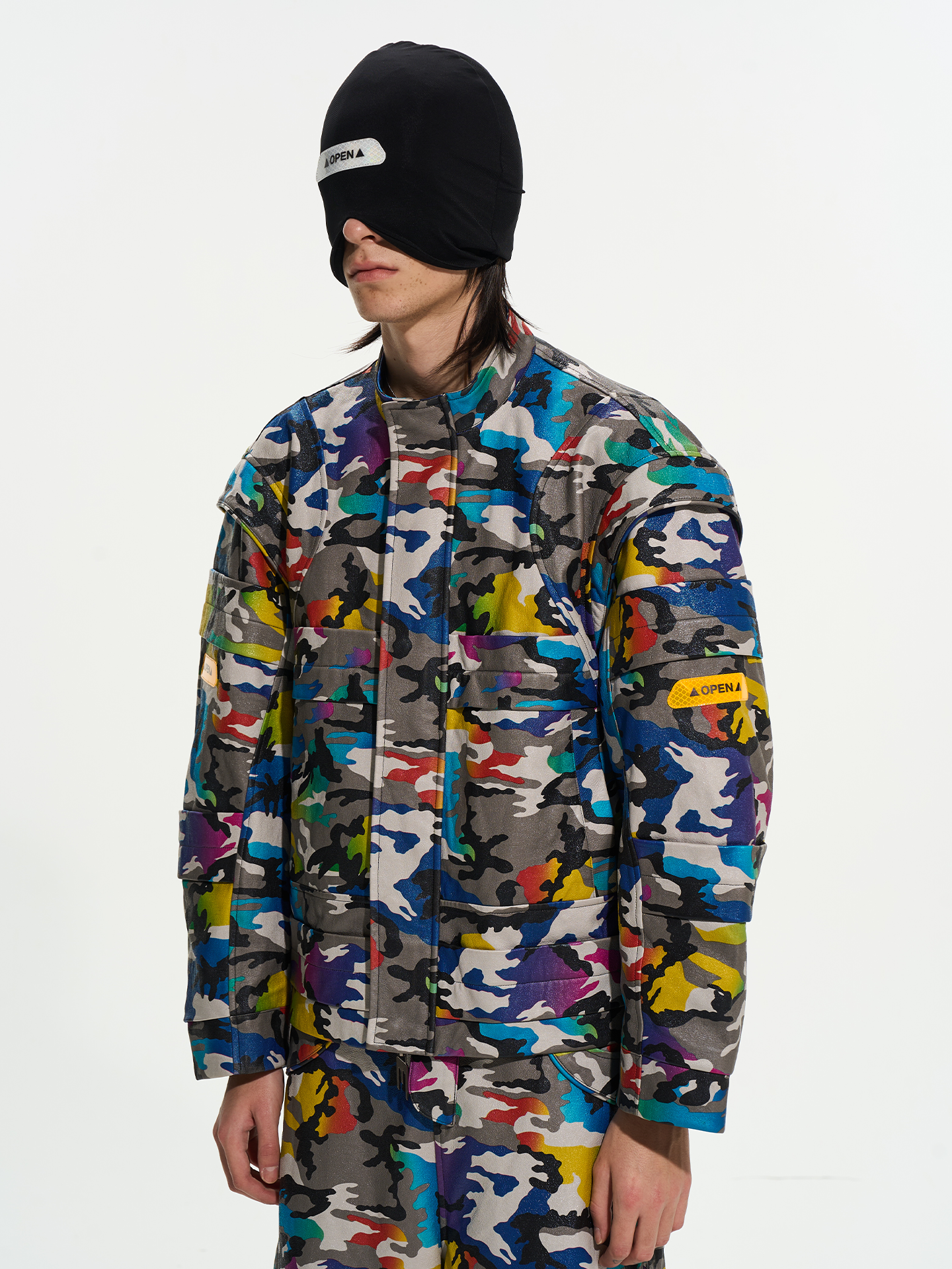 Phantom Camo Leather Jacket