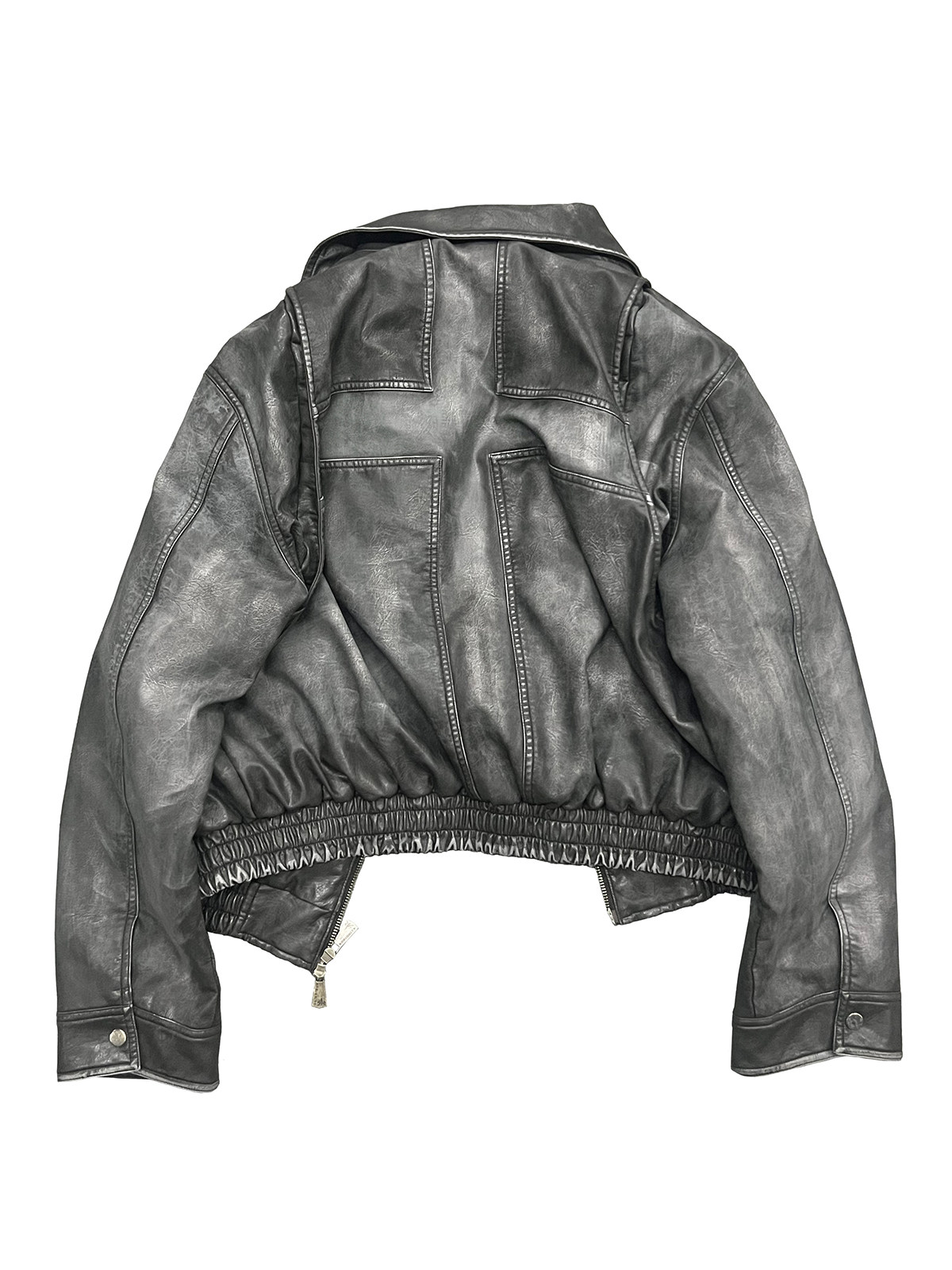 Cross Leather Jacket