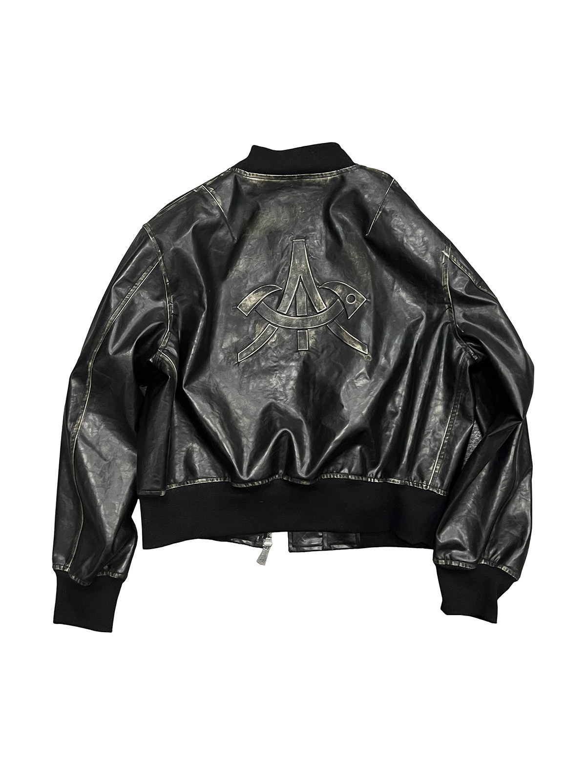 Ma-1 Leather Jacket