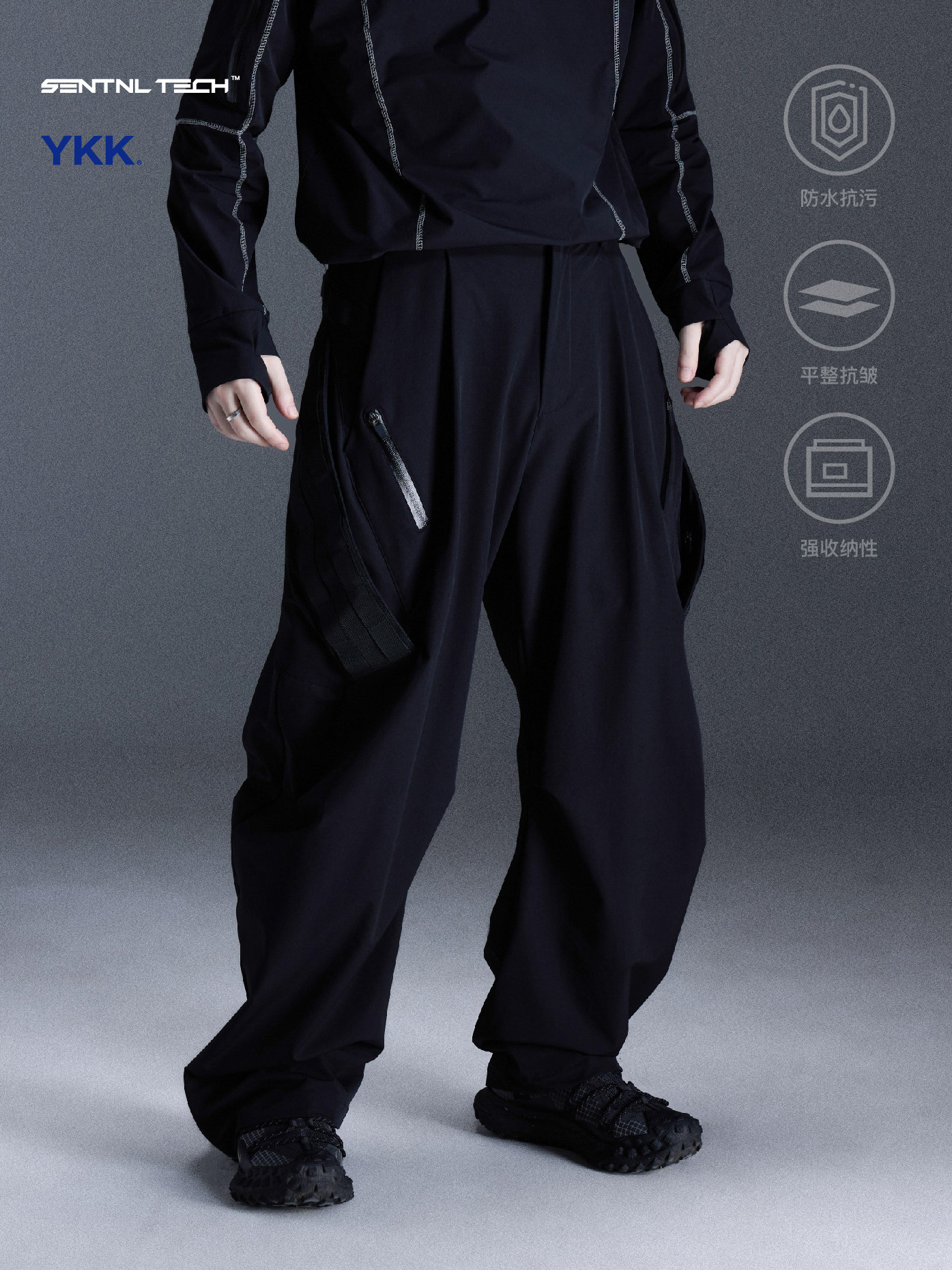 [SENTINEL-3rd Gen] Molle System Curved-Knife Cargo Pants