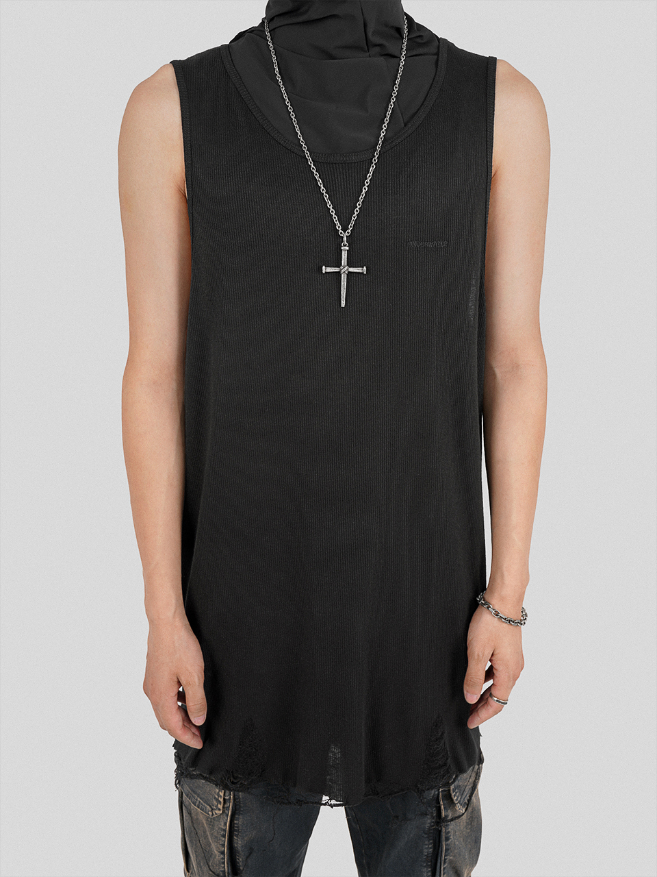 UNDERWATER AW23 RIPPED RAW EDGE TANK