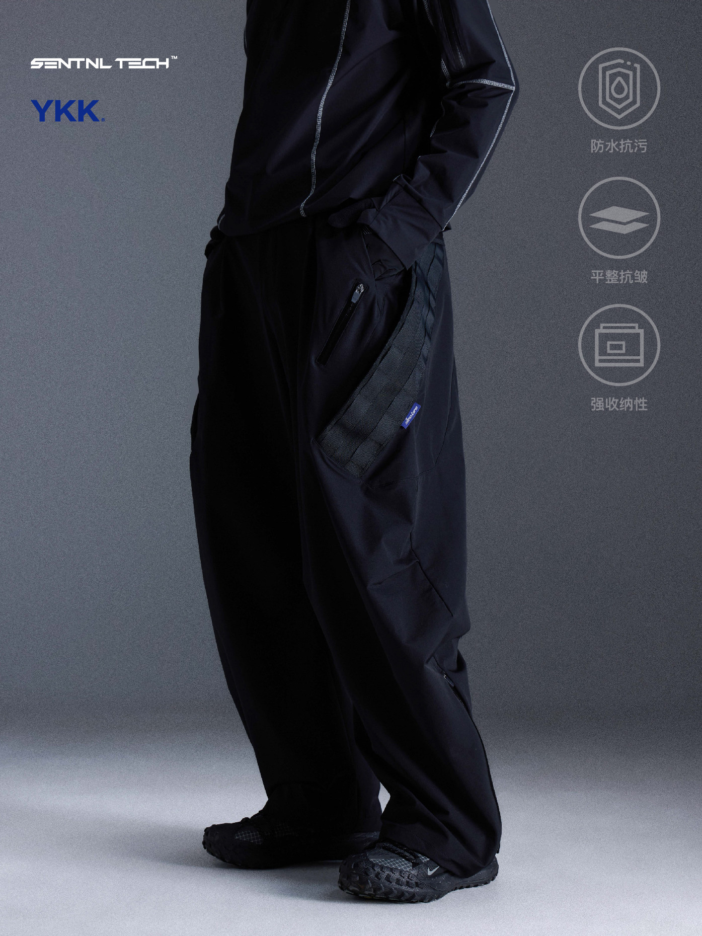 [SENTINEL-3rd Gen] Molle System Curved-Knife Cargo Pants