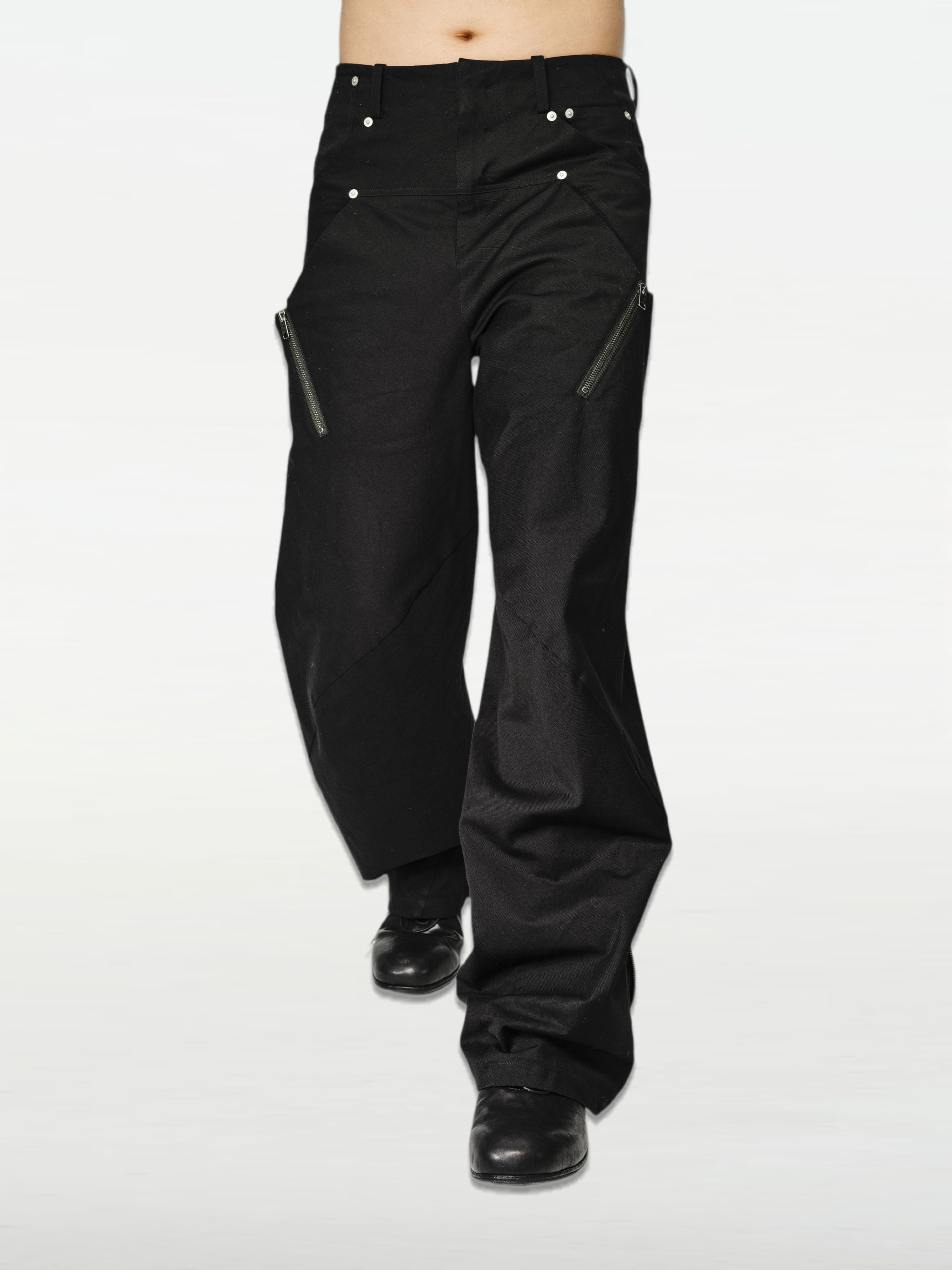 “Maestro” 3D Spiral Curved Silhouette Pants