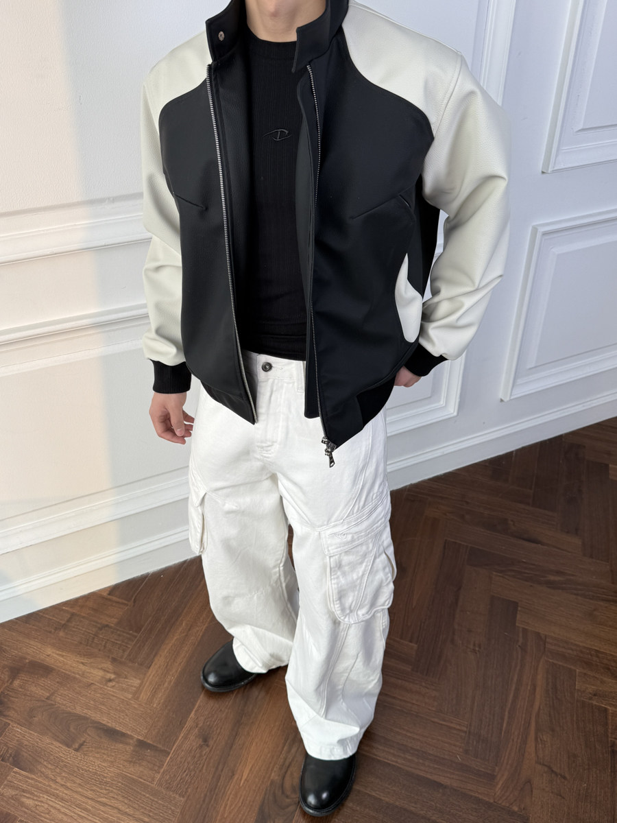 Taiji Yin-Yang Rafa Leather Jacket