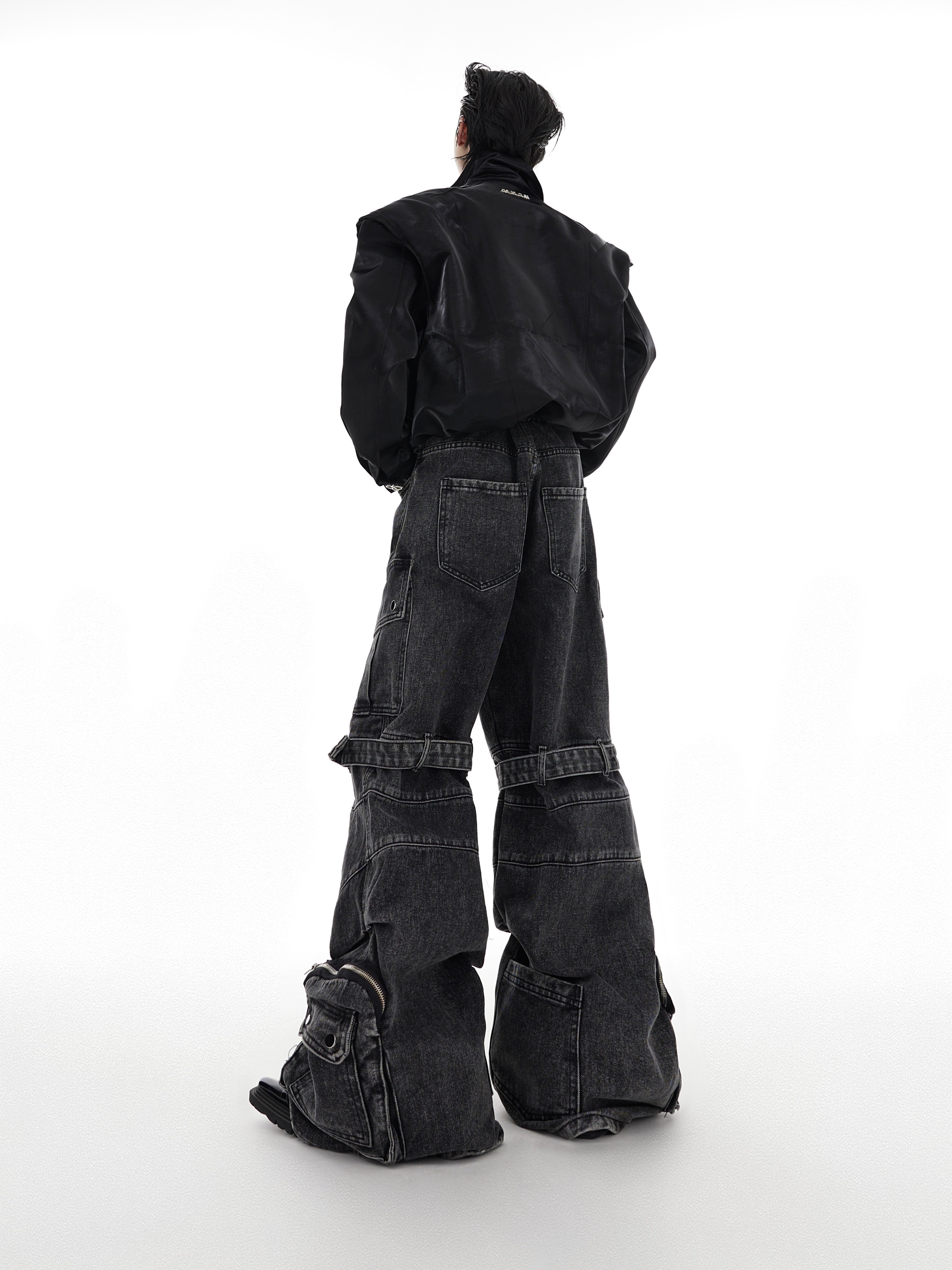 Tech Utility Multi-Pocket Cargo Jeans