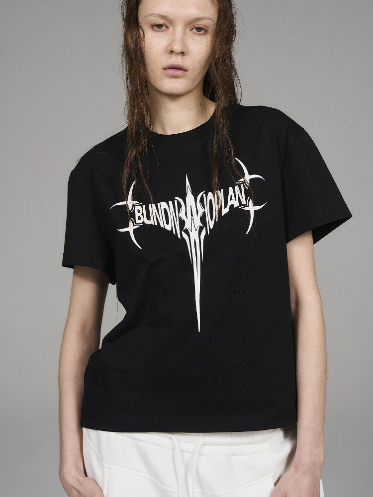 BLINDNOPLAN Level Series Logo Print Short Sleeve T-Shirt