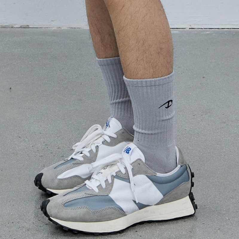 CATSSTAC Tri-color Embroidered Terry Socks