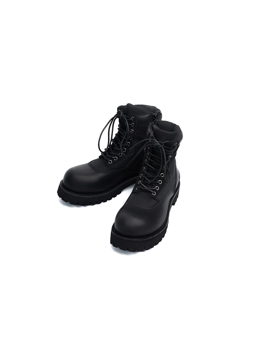 CATSSTAC Ballistic Nylon & Leather Zip Boot