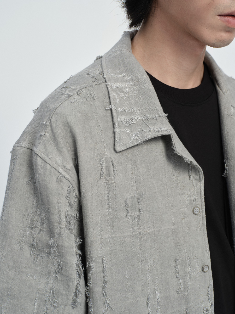 CATSSTAC Wanderer Distressed Short Sleeve Shirt