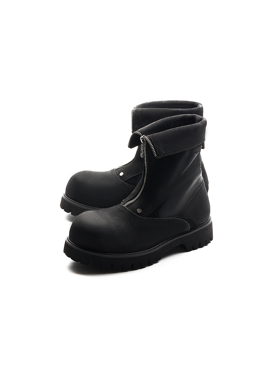 Spinning Wheel High-Top Boots