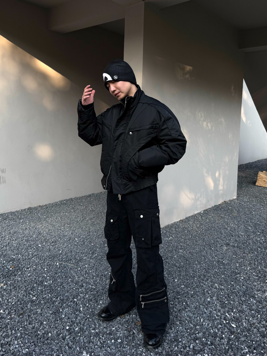 3M Thinsulate™ Flight-Style Stand Collar Quilted Jacket