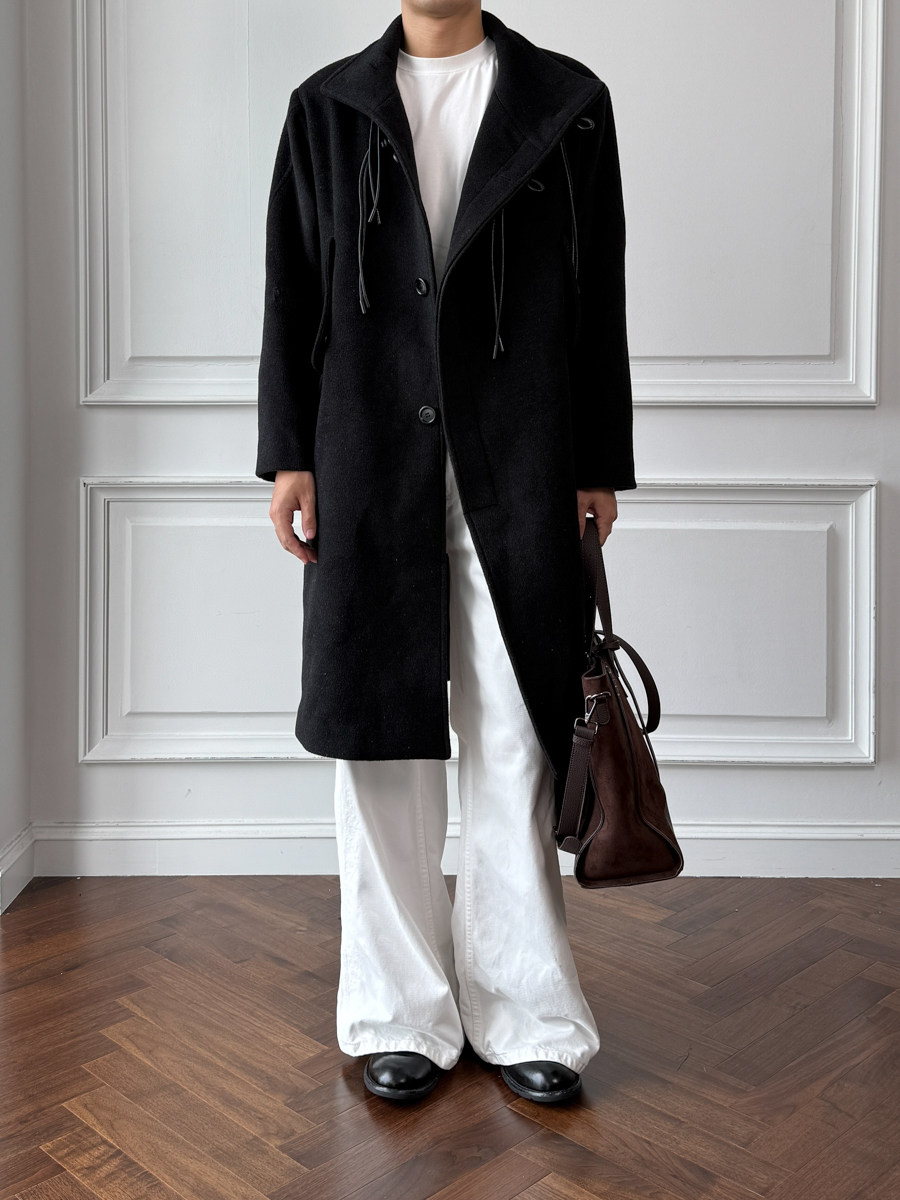 Palace Horn-Button Full Wool Coat