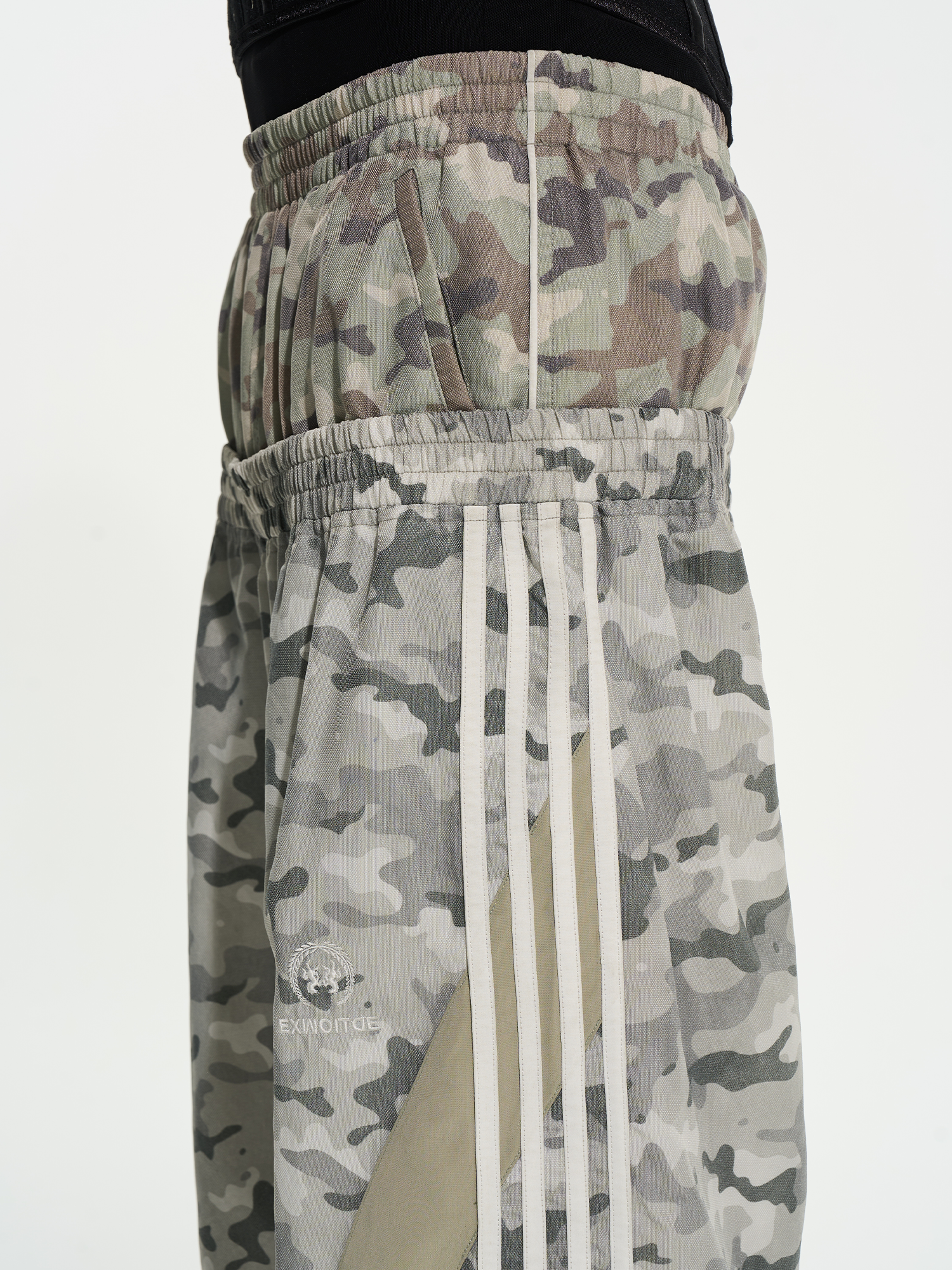 Double-Waist Camo Sports Pants