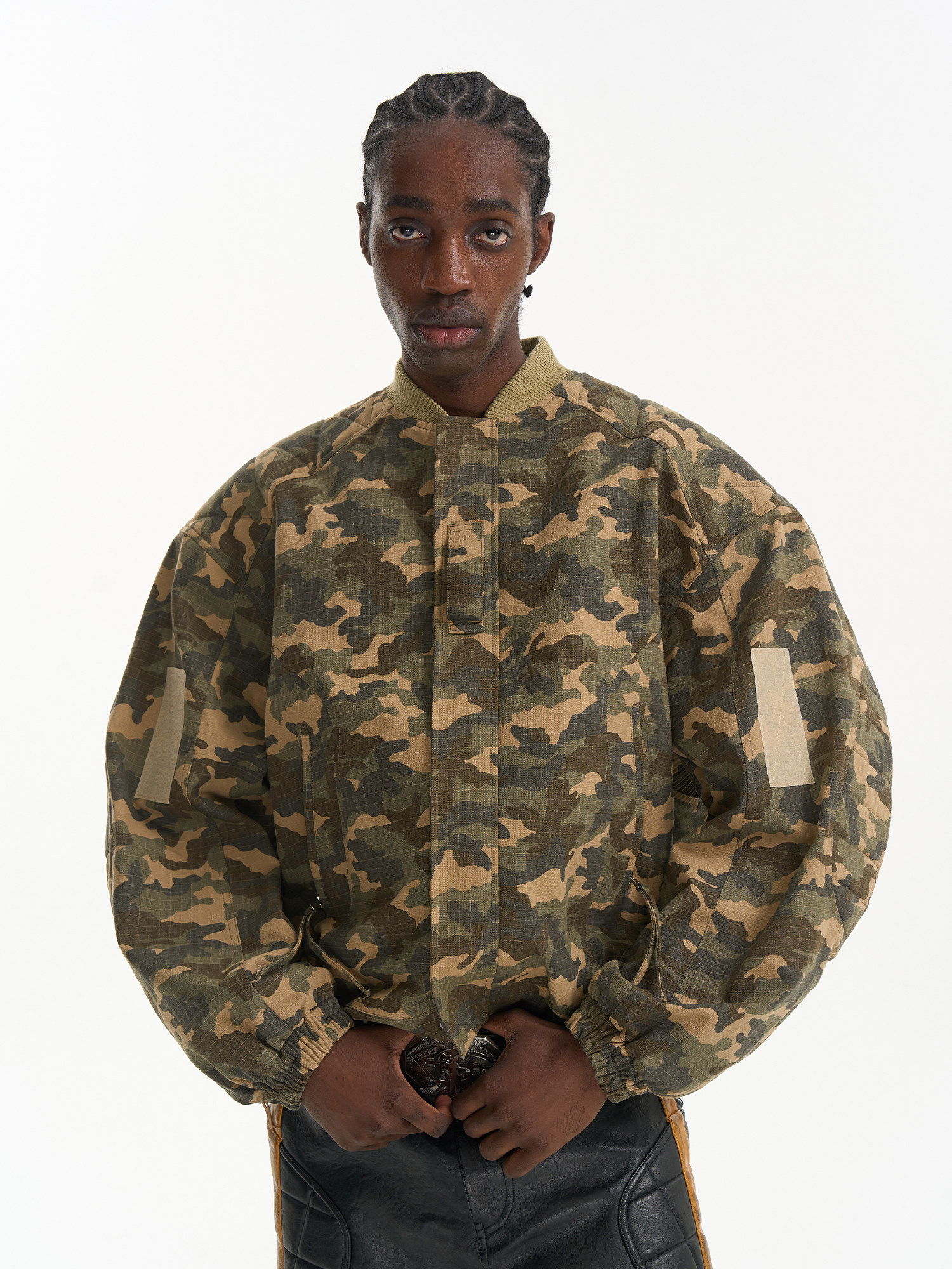 Heavy-Duty Oversized Camouflage Jacket