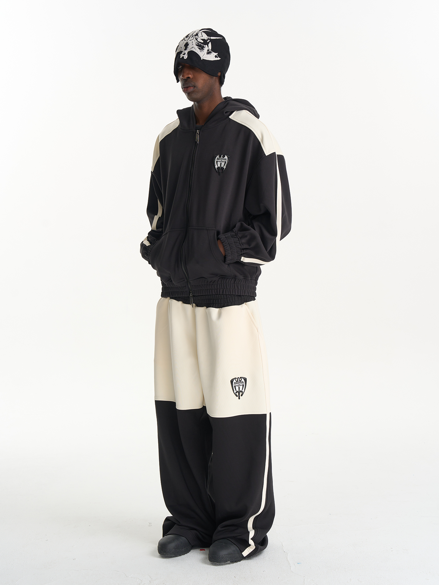 Bat Collaboration Color-Block Sport Jacket