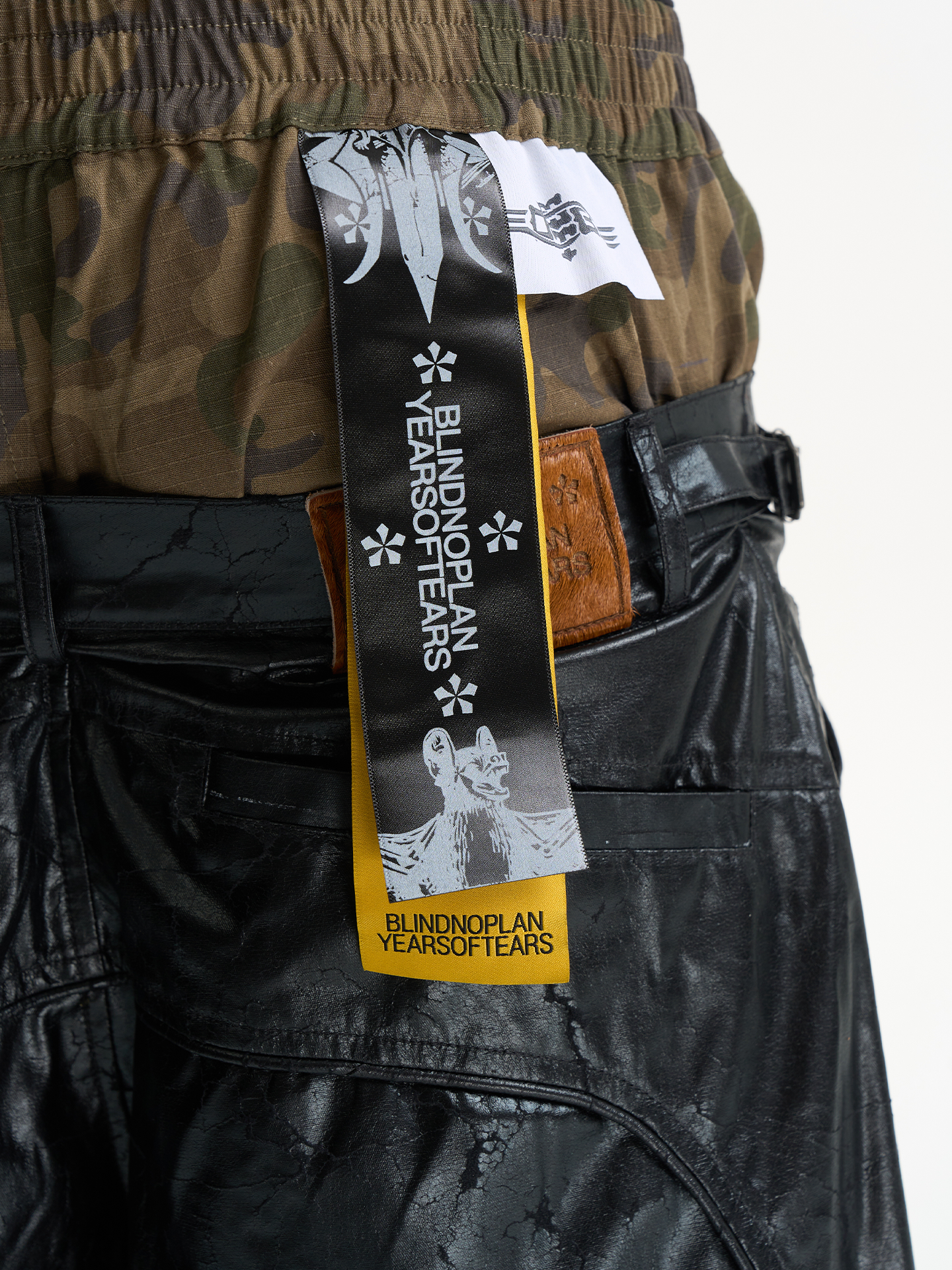 Bat Collaboration Tag Two-in-One Cargo Pants