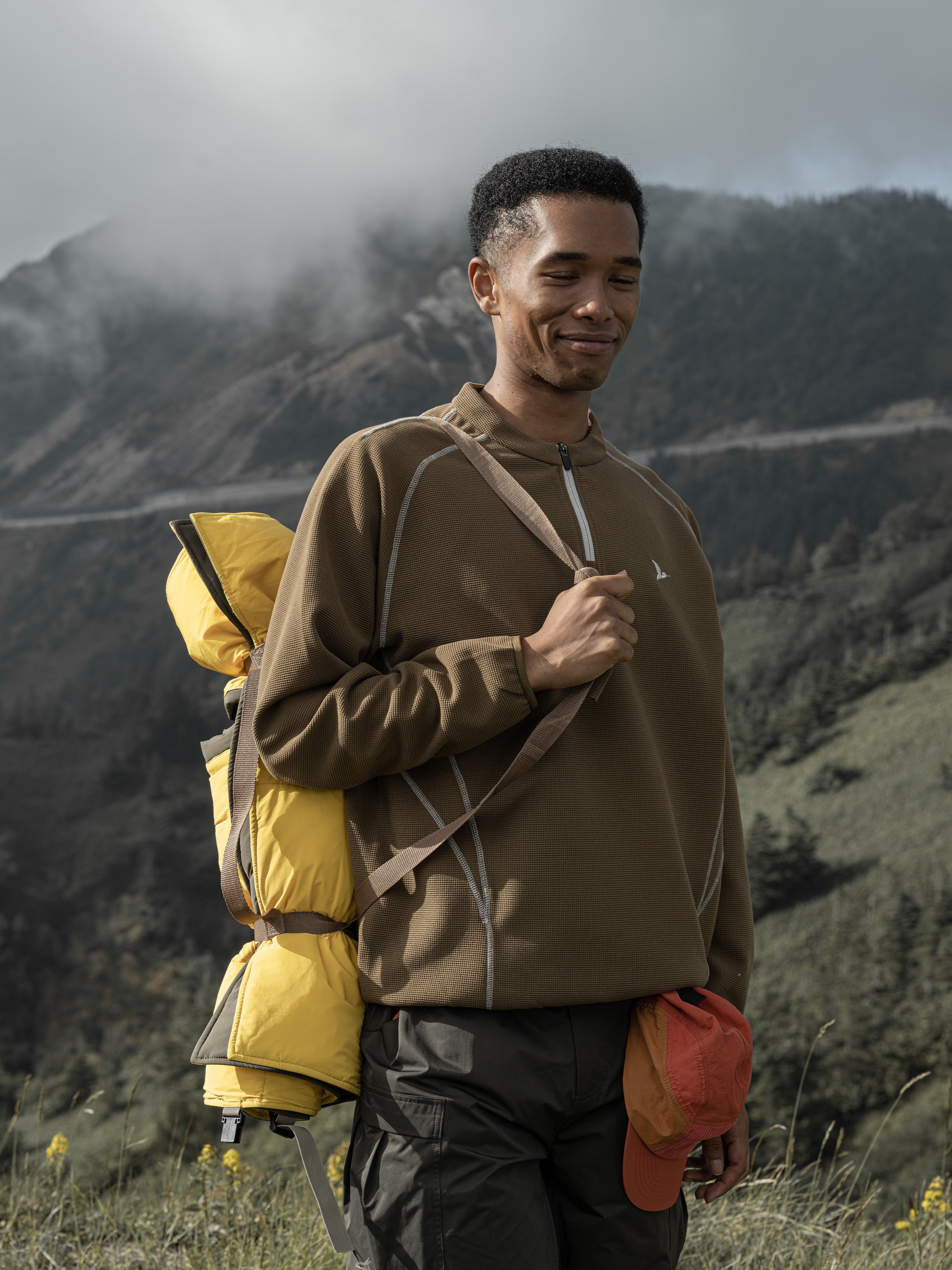 Waffle-Knit Half-Zip Sweatshirts