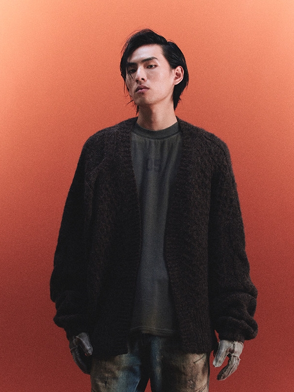 Heavyweight Oversized Wool Cardigan