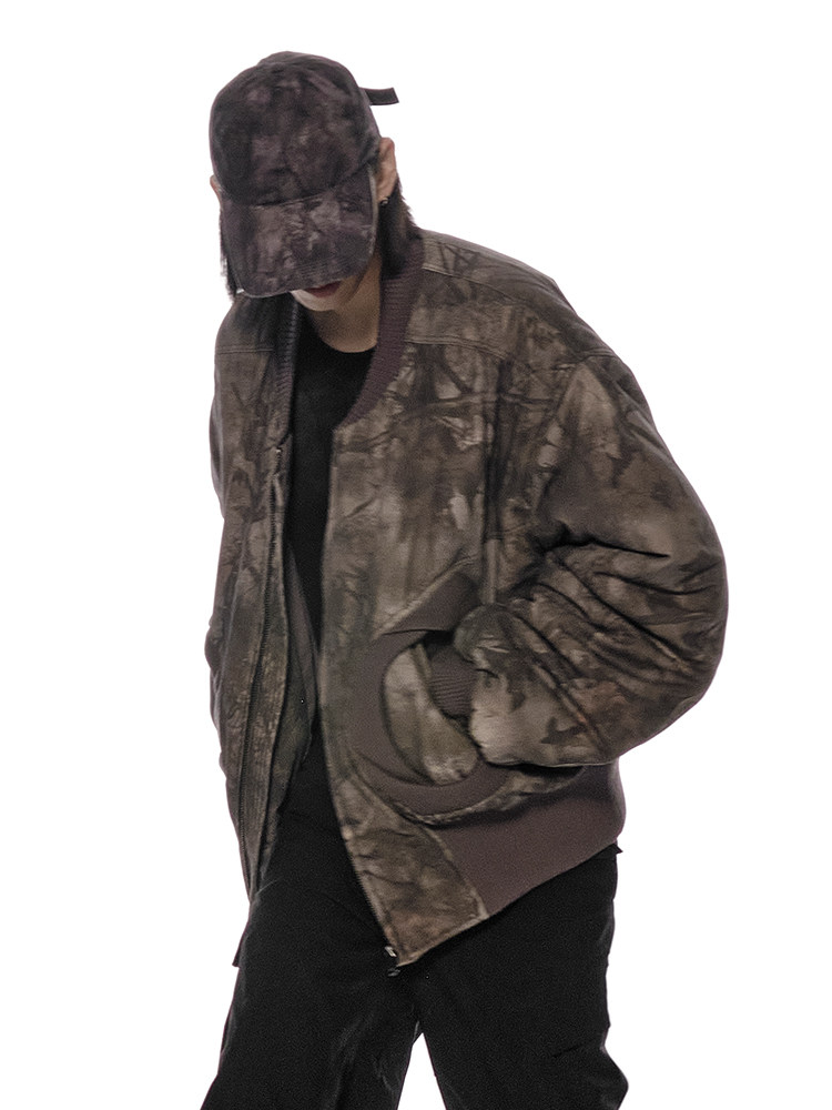 FORESTCAMO Camo Print Cotton Jacket