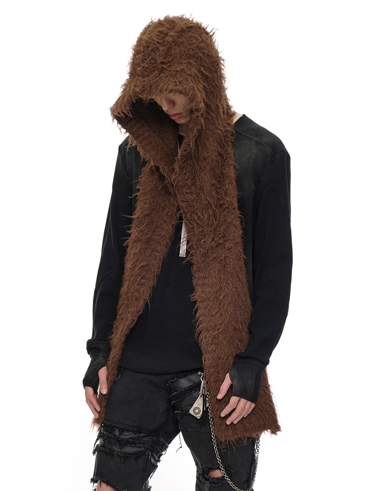 SAVAGE Knitted Hood Scarf