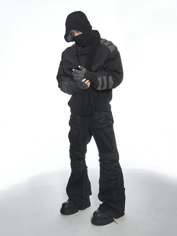 MEGA Distressed Waxed Jeans