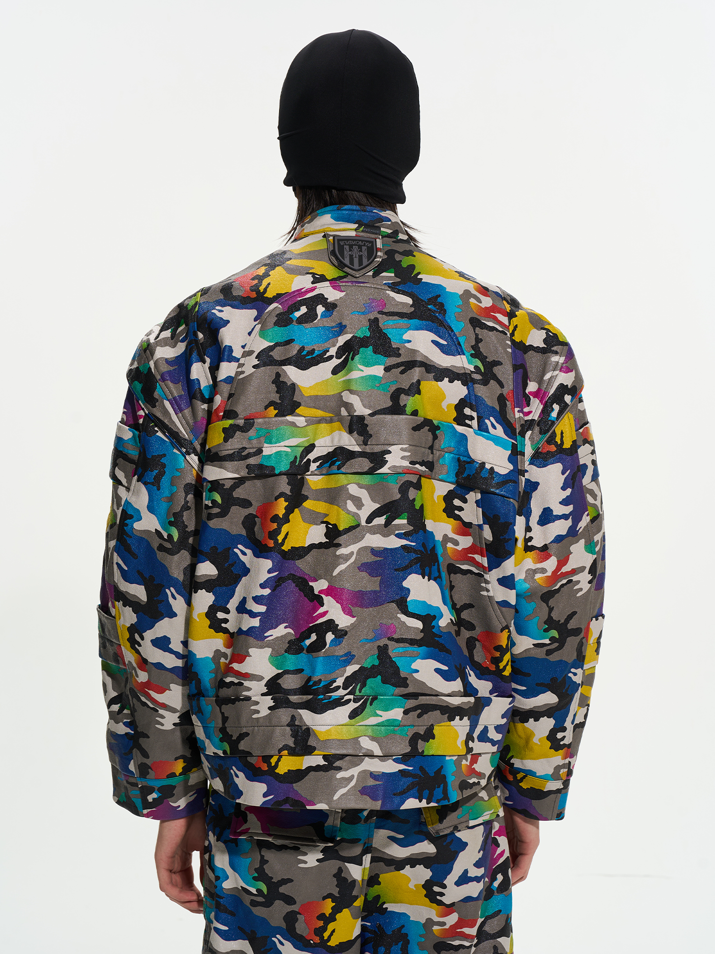 Phantom Camo Leather Jacket