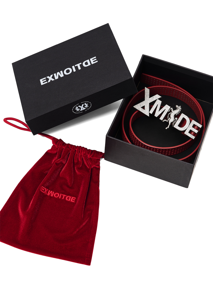 EXITMODE BY BLINDNOPLAN War Horse Full-Grain Leather Distressed Belt