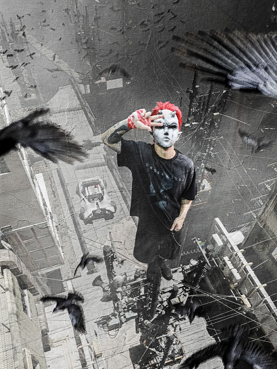 UNDERWATER Raven Tee