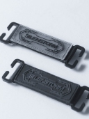 One black and one transparent.