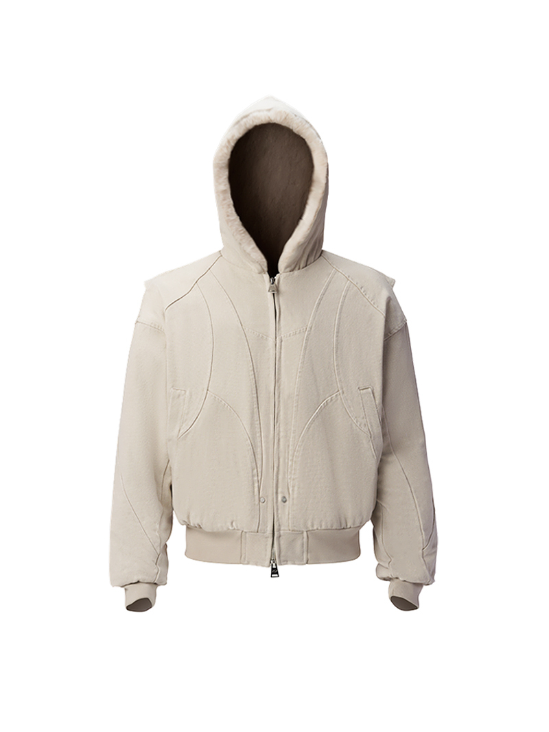 CATSSTAC Heavyweight Canvas Faux Mink Coat