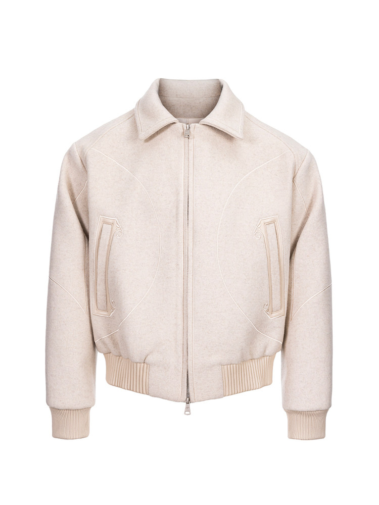 Hao Ying Wool-Collar Jacket