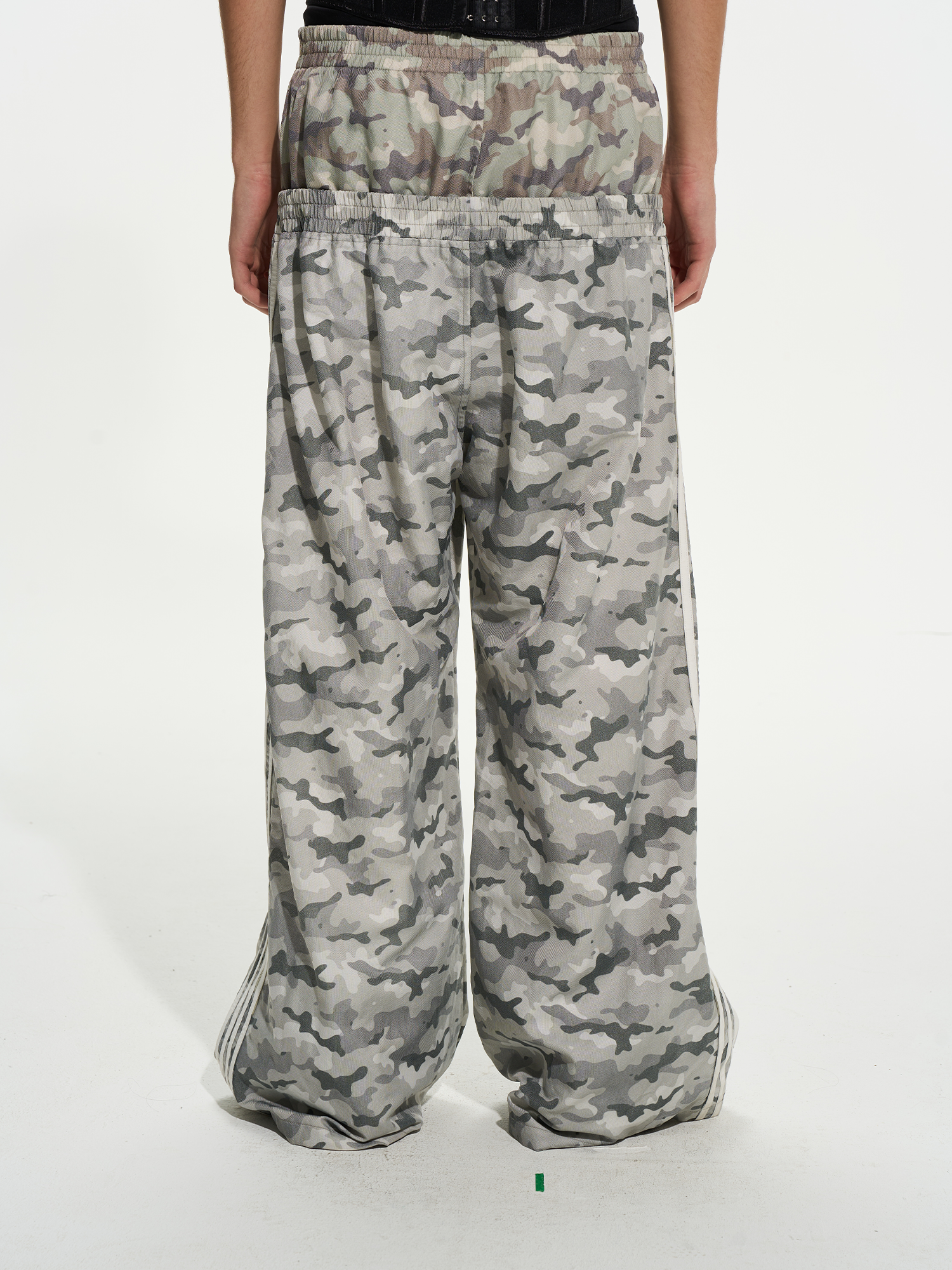Double-Waist Camo Sports Pants