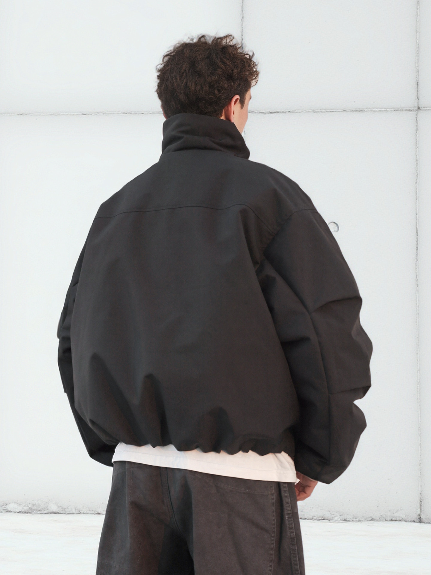 Technical High-Neck Jacket | 90/10 White Duck Down Fill