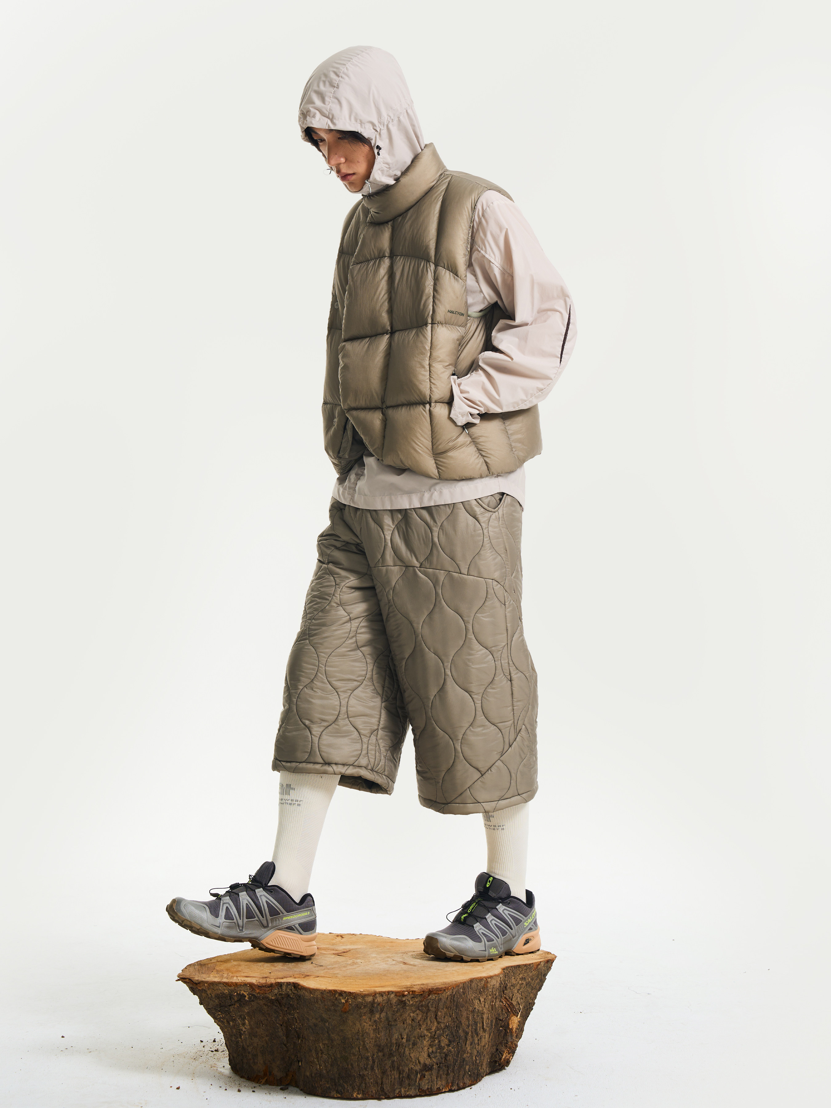 Lightweight White Duck Down Vest