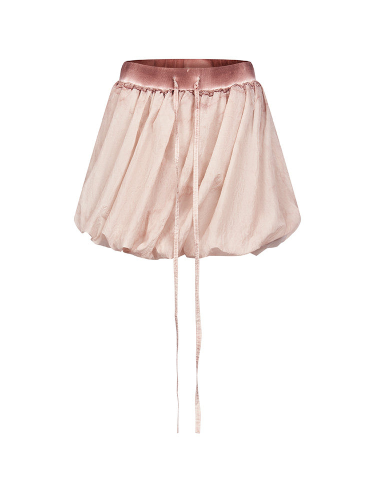 Double-Layered Wrap Skirt