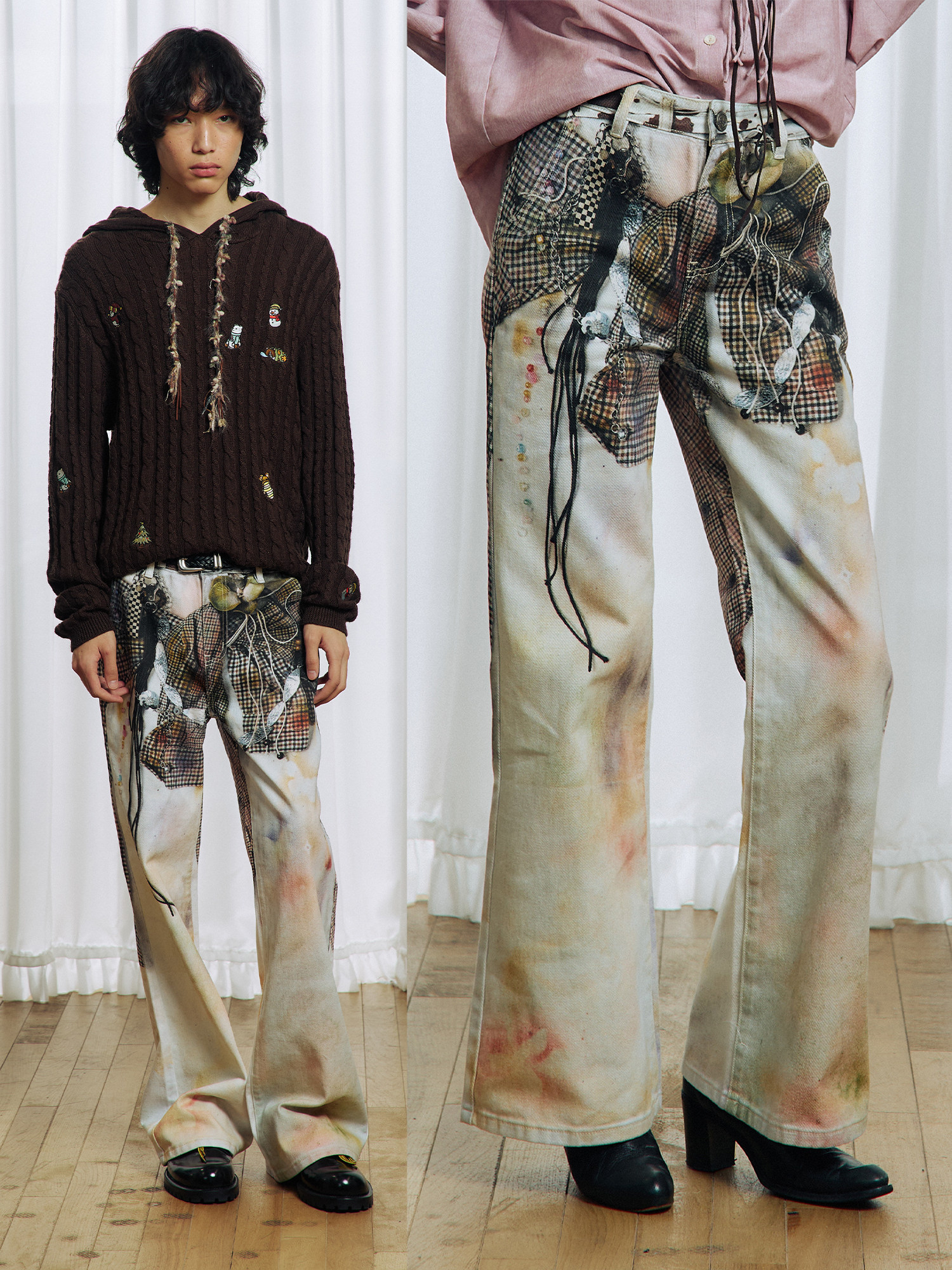 Aiyana 3D Print Jeans