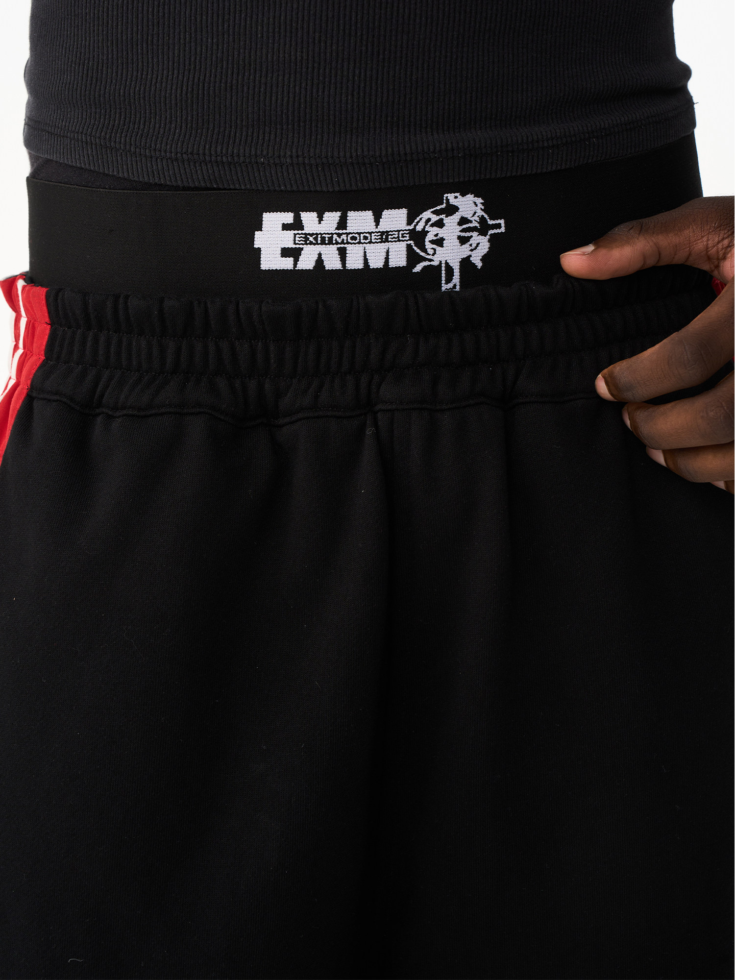 Double-Waist Printed Sport Sweatpants