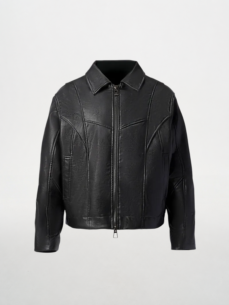 Black Domain Heavyweight Leather Condor Jacket