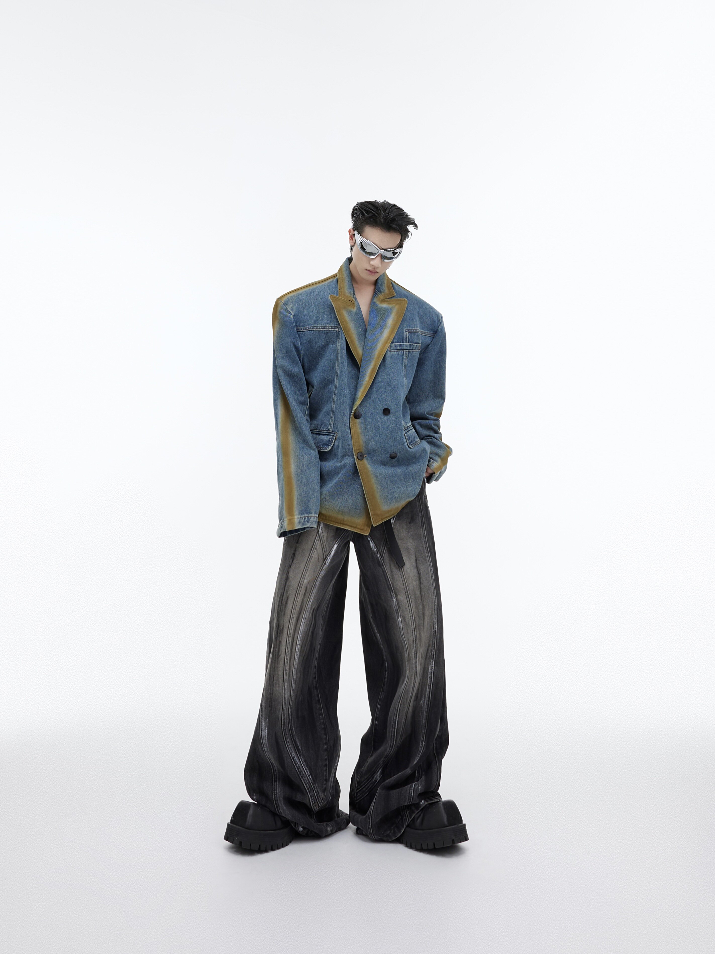 Wasteland Washed Loose Jeans