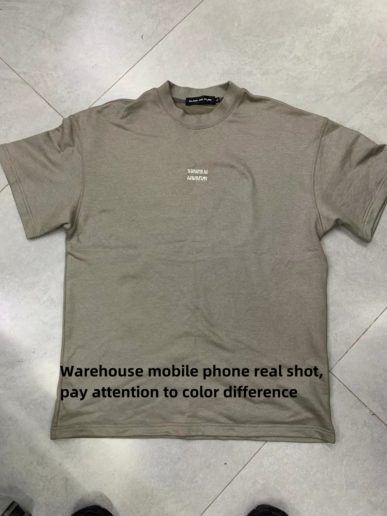 BLINDNOPLAN 24SS Liquid Foil Embroidery Short Sleeve Set