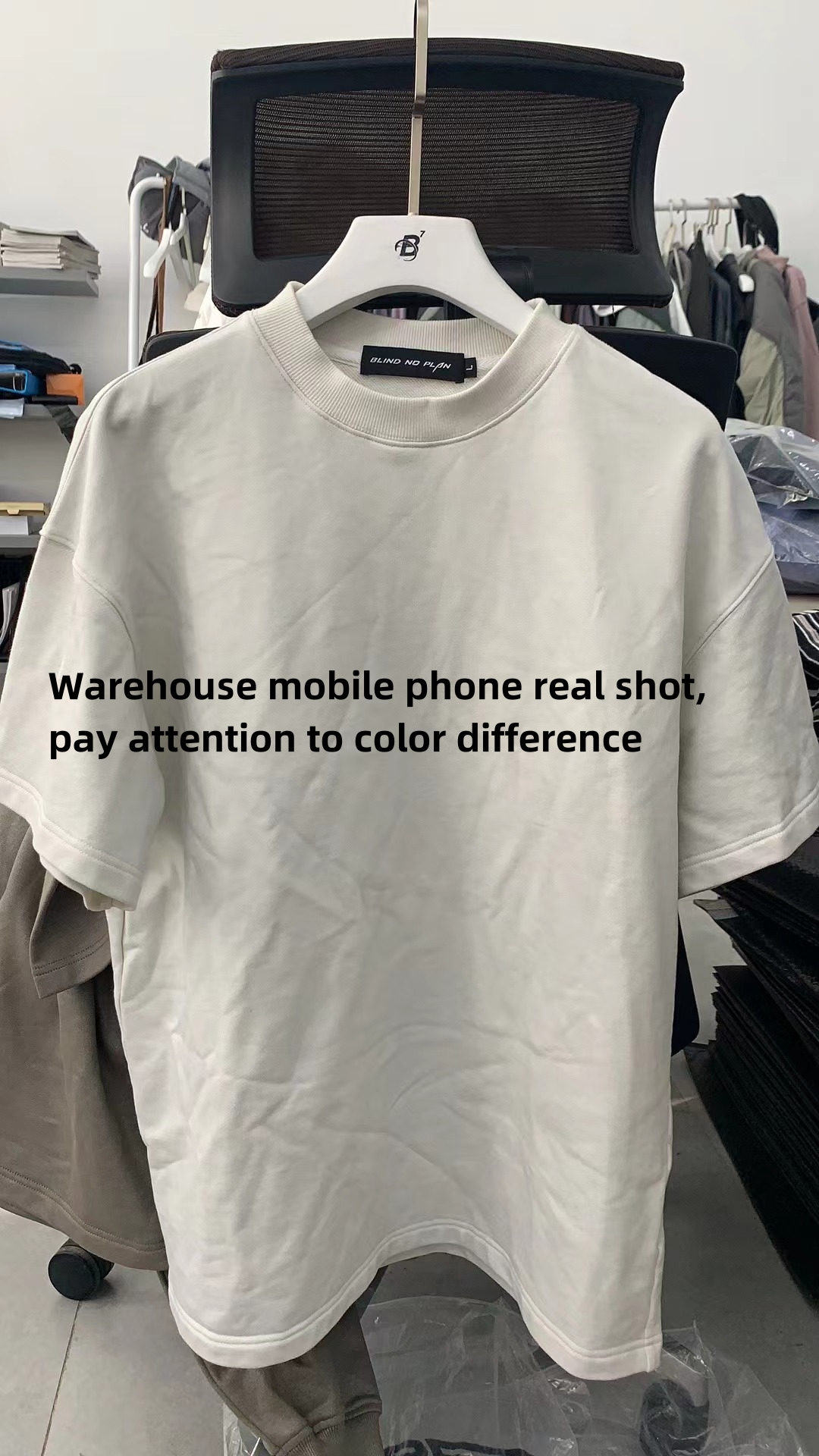 BLINDNOPLAN 24SS Liquid Foil Embroidery Short Sleeve Set