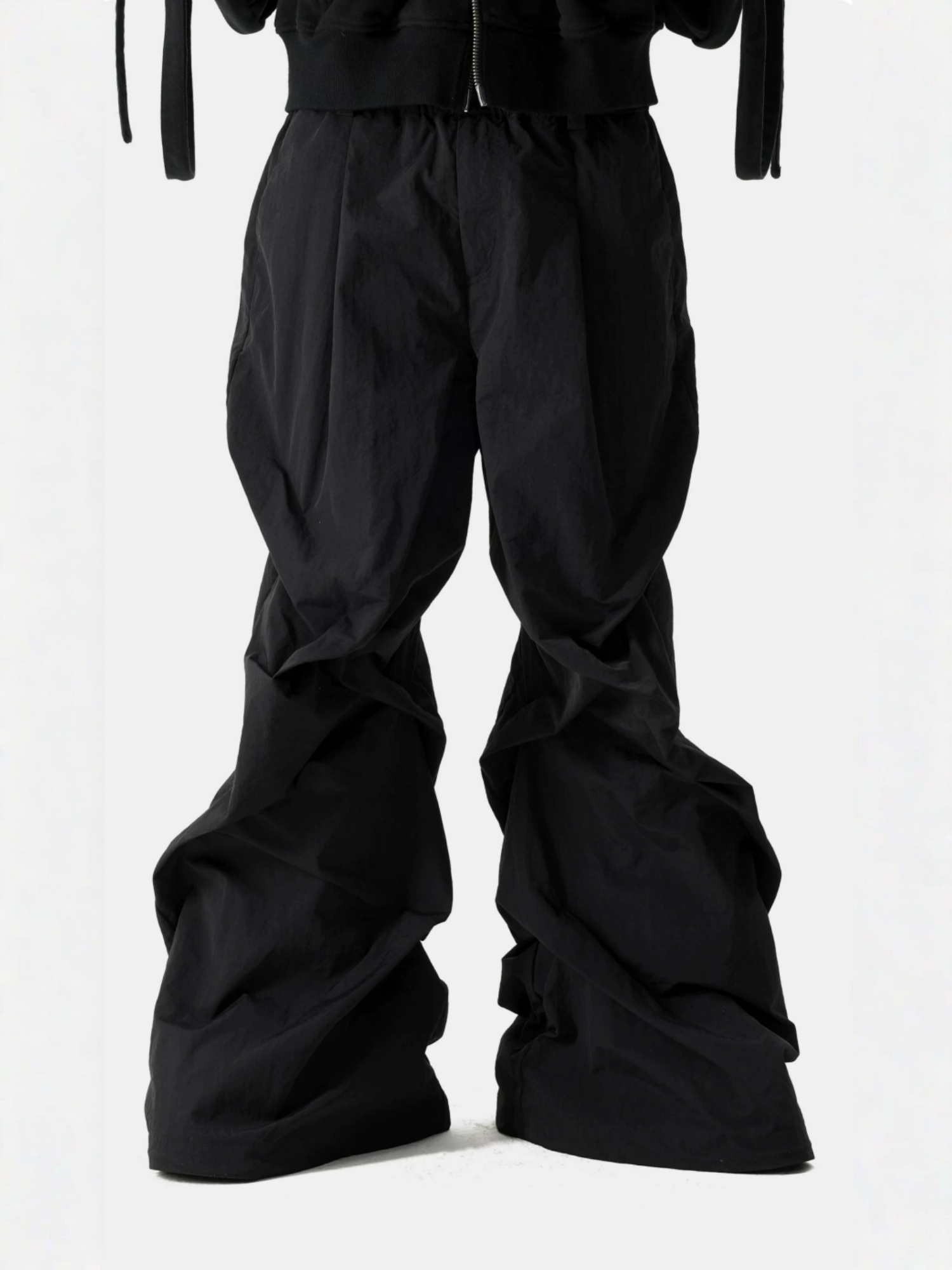 Multi-Flap Chaotic Pleated Pants