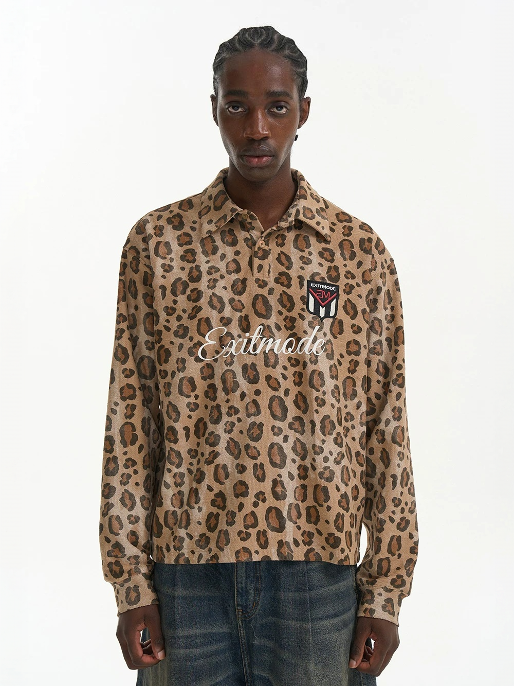 Leopard Print Sport Polo
