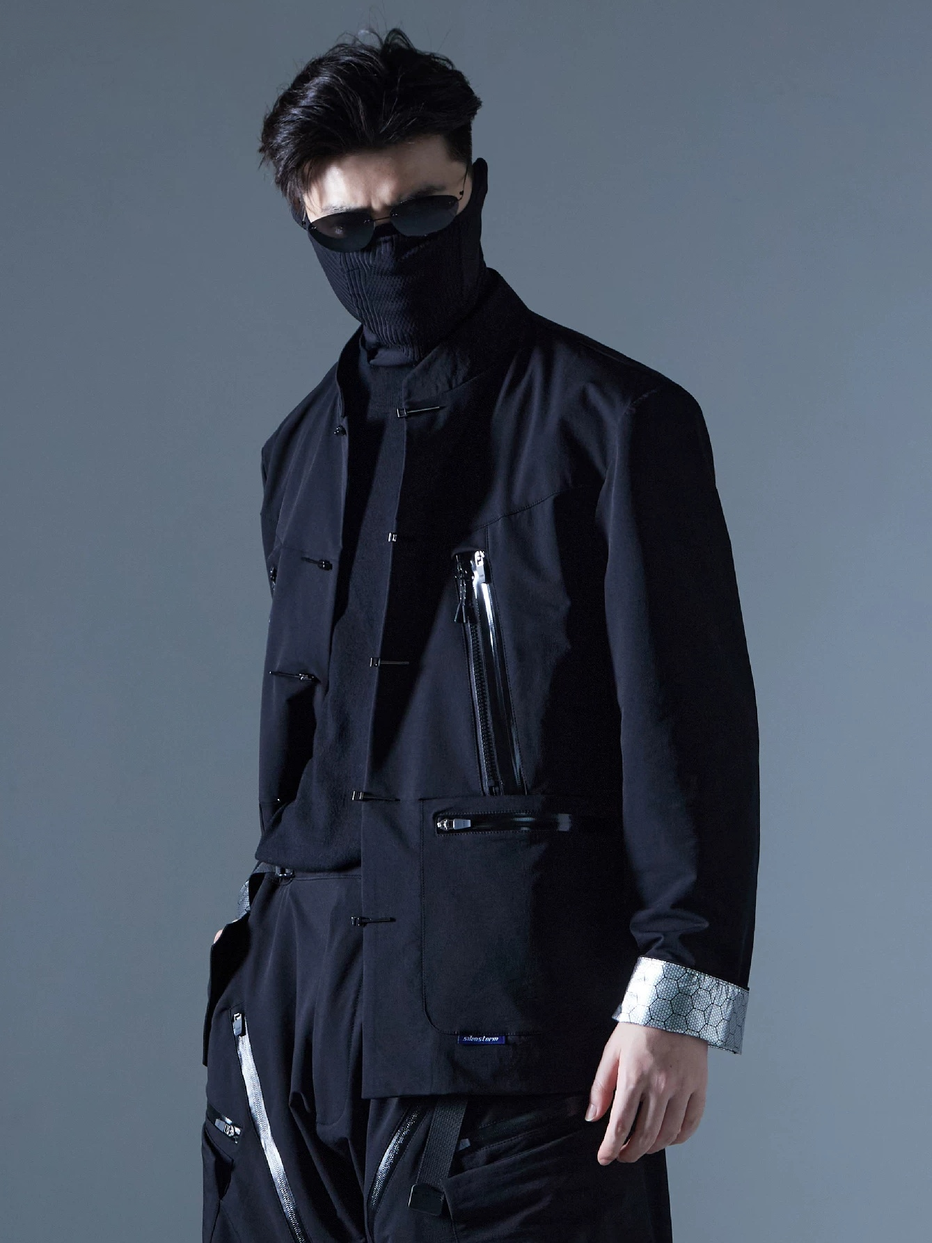 Chinese-Style Stand Collar Jacket