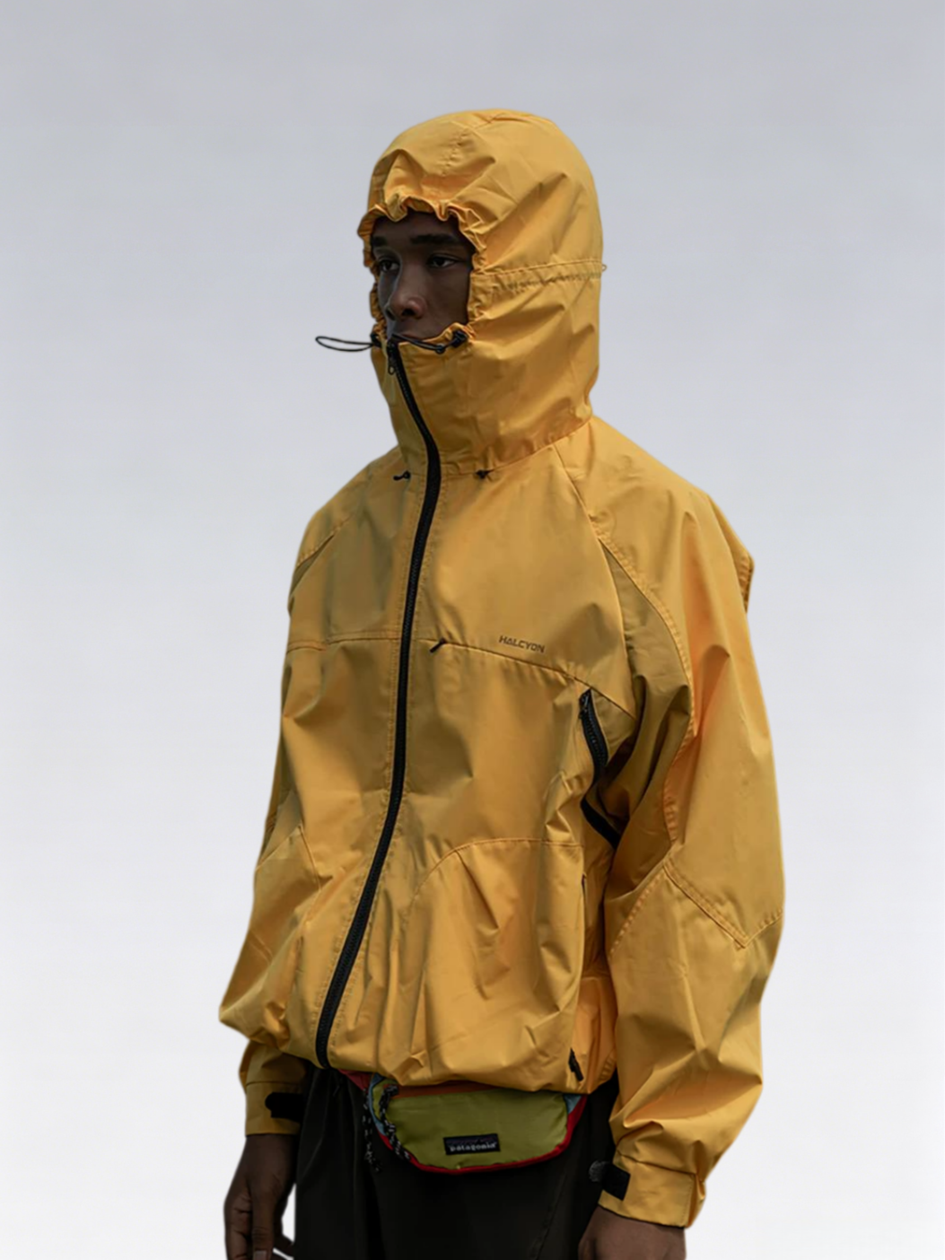 Color-Block Windproof & Water-Repellent Hooded Jacket