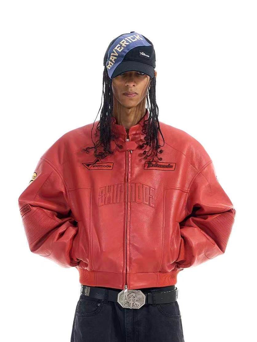 Oversized Heavy Embroidery Cotton Jacket